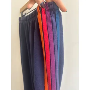 Aviator Nation 5 Stripe Sweatpants Large Unisex athleisure‎ layered maximalist thumbnail 4