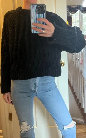 ZARA Black Sweater thumbnail 1