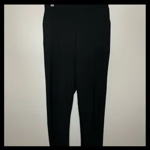 Basic Elastic Waist Ankle Joggers in Black With Pockets XS NWT thumbnail 8