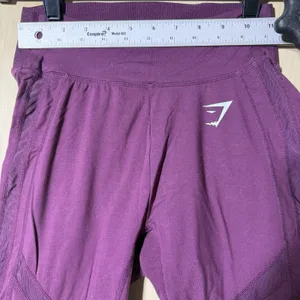 Gymshark Training Mesh Pocket Leggings Womens S Purple High Rise Workout Yoga thumbnail 4