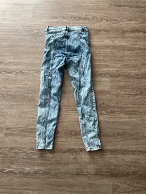 We The Free Riley Seamed Jeans Womens 26 Blue Acid Wash Skinny Stretch High Rise thumbnail 6
