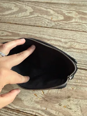 Burberry Black Leather Grommet Studded Wallet thumbnail 4