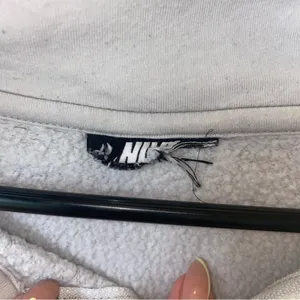 Nike Gray and Blue Colorblock Sweatshirt Athletic Fit thumbnail 8