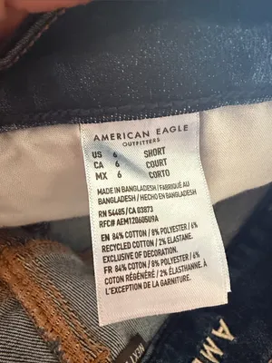 American Eagle Next Level Stretch Curvy Hi-Rise Jegging size 6 short thumbnail 8
