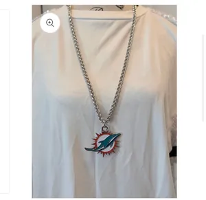 NFL Miami Dolphins Primary Team Logo Necklace thumbnail 2