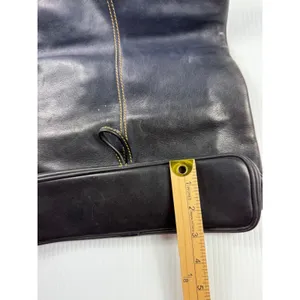 Dooney Bourke Leather Crossbody Bag Flap Top‎ Black Designer Purse thumbnail 11