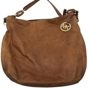 Michael Kors Brown Suede Leather Shoulder Bag thumbnail 1