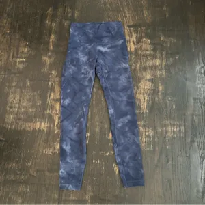 Lululemon Wunder Train High Rise Tight 25" Gym Diamond Dye Blue Tie Dye 4 thumbnail 3