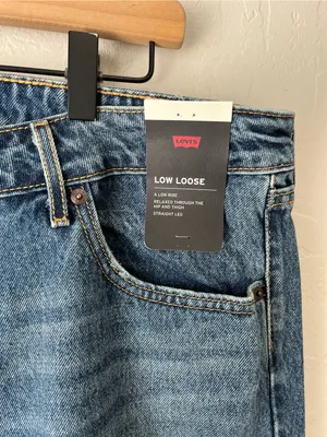 Levi’s low loose jeans NEW 32x32 wide leg thumbnail 9