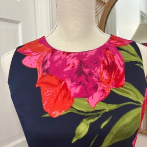 Shelby & Palmer Flare Floral Dress S Garden Party Career Belted‎ Church Travel thumbnail 5