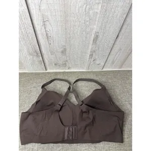 Members Mark Adjustable Padded Bralette XXL Deep Chocolate Brown Nylon Spandex thumbnail 2