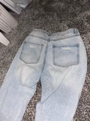 refuge Light Wash Ripped Boyfriend Jeans thumbnail 5