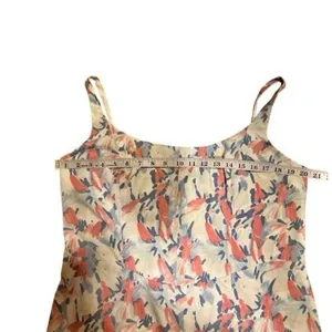 Abercrombie & Fitch Women XL Floral Midi Dress Dainty Romantic Coquette thumbnail 9
