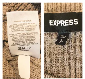 Express Tan Hi-low Sweater thumbnail 7