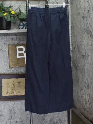Carla Rockmore Collection Twill Straight Leg Safari Pants Midnight Blue P2XS thumbnail 2