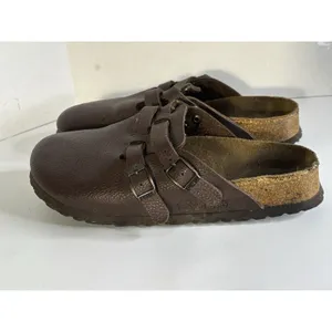 Birkenstock Birki's Shoes Sandals Oiled Brown Leather Narrow 37 US L6 Germany thumbnail 3