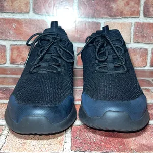 Pre-Owned Skechers Bounder-Stokley Air-Cooled Black Running Shoes 52513 Size 10 thumbnail 3