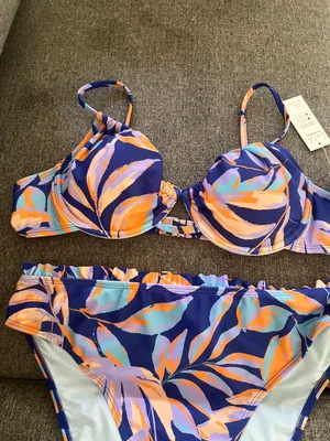 Cupshe Women's Underwire Drawstring High Waist Bikini Set Swimsuit thumbnail 6