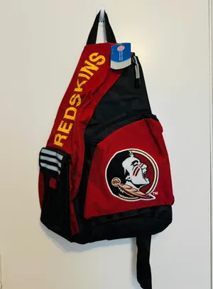 Florida State RedSkins sling backpack, crossbody bag New thumbnail 1