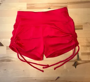 Red Scrunch Shorts Size XS thumbnail 1