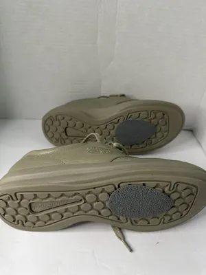 P.W. Minor Womens 8 Khaki Leather Walking Shoes Orthopedic Comfort USA Lace Up thumbnail 8