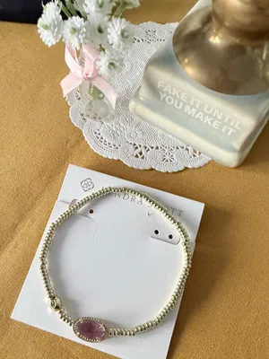Kendra Scott Grayson Gold Stretch Bracelet thumbnail 5