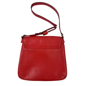 Kate Spade York Street Noel Double Vanessa Red Leather Shoulder Handbag OS thumbnail 5