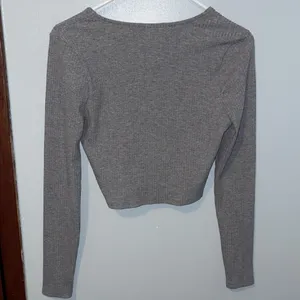 Bar III Ribbed Long Sleeve Crop Top thumbnail 4