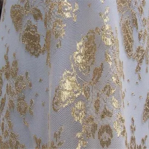 Cache Gold Metallic Silk Sheer Illusion Lace Top Dress Fit Flare New NWT $158 6 thumbnail 11