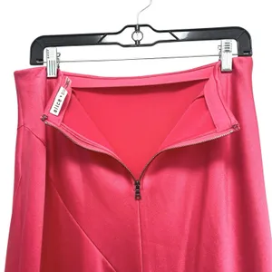 Alice + Olivia Rosa Slip Skirt Pink Asymmetric Feminine Satin Women's Size 10 thumbnail 11