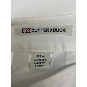 Cutter & Buck White Button Zip Pockets Golf Skort Shorts Size 4 thumbnail 10