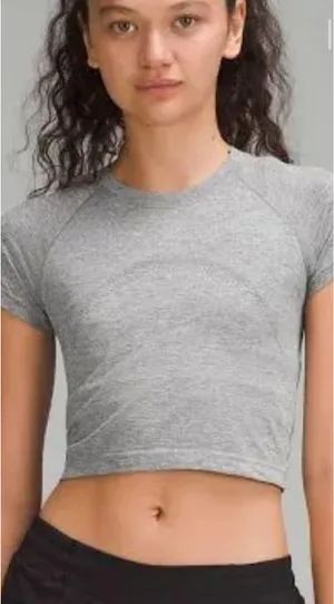 Lululemon Cropped Swiftly Tech Short Sleeve thumbnail 1