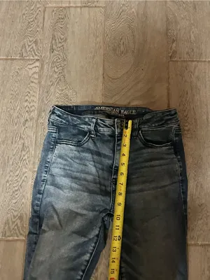 American Eagle Outfitters Women's Dark Wash Ankle Jeans - Blue - size 8 thumbnail 3