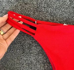 Amazon Strappy Red Bikini Set thumbnail 3