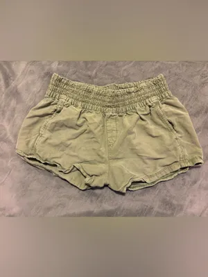 aerie Olive high-Waist Shorts thumbnail 2