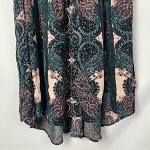 Free‎ People Count Me In Trapeze Mini Tunic Dress M thumbnail 5