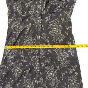 Madewell Womens NWT Blue Floral Midi Sundress Spaghetti Straps Button size 2 thumbnail 5