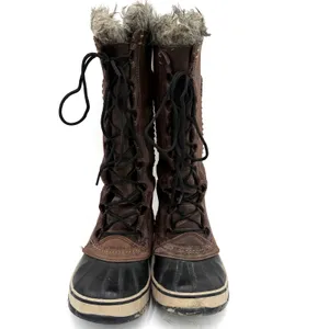 Sorel Women's Brown Cate The Great Brown Lace Up Fur Snow Boots Size 7.5 thumbnail 5