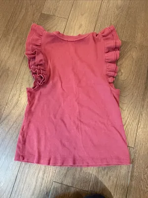 Maeve Women’s Ruffle Tank Top - Rose Size Large - C27-007 thumbnail 7