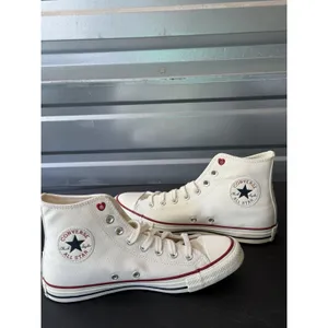 Converse Chuck Valentine's Day White Red A19055C Sneakers Women Size 7 Mens 9 U thumbnail 2