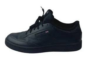 Reebok Club C Men's Black Leather Lace Up Low Top Athletic Sneakers Shoes 11.5 thumbnail 1