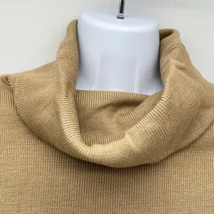 VTG Joyce Women’s Belted Turtleneck Long Sleeve Tan Knit Sweater Acrylic-Size M thumbnail 3