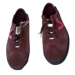 NEW Vans Off The Wall Sport Low Top Sneaker Pop Brown Pink Suede M 7 W 8.5 thumbnail 10