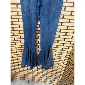 Earthbound‎ Blue Flare Leg Pull On Pants Size Large thumbnail 4