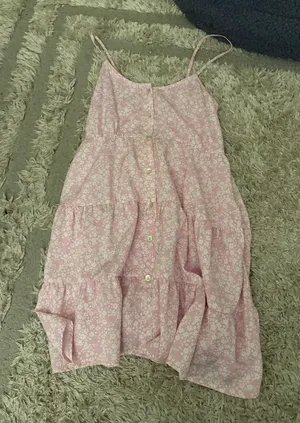 Altar'd State Dress Mini Pink Floral thumbnail 1