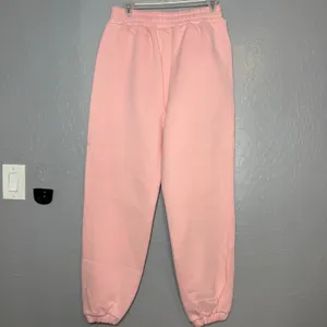 Comfrt Pastel Sweatpants oversized loungewear, Bubblegum, M thumbnail 2