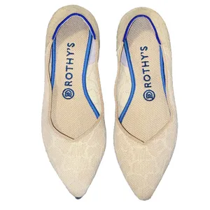 Rothy’s Sahara Gold point toe flats size W9 giraffe print (retired) thumbnail 4