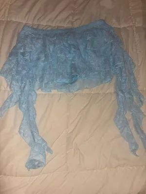 Blue flowy skirt Size L thumbnail 3