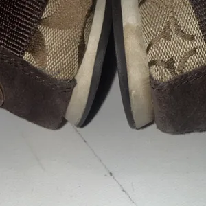 Coach Signature C Logo Canvas Brown Classic Patent Leather Sneakers Women's 9.5 thumbnail 11