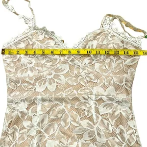 LULU’S All My Love For You White Lace Sleeveless Midi Dress Size S thumbnail 14